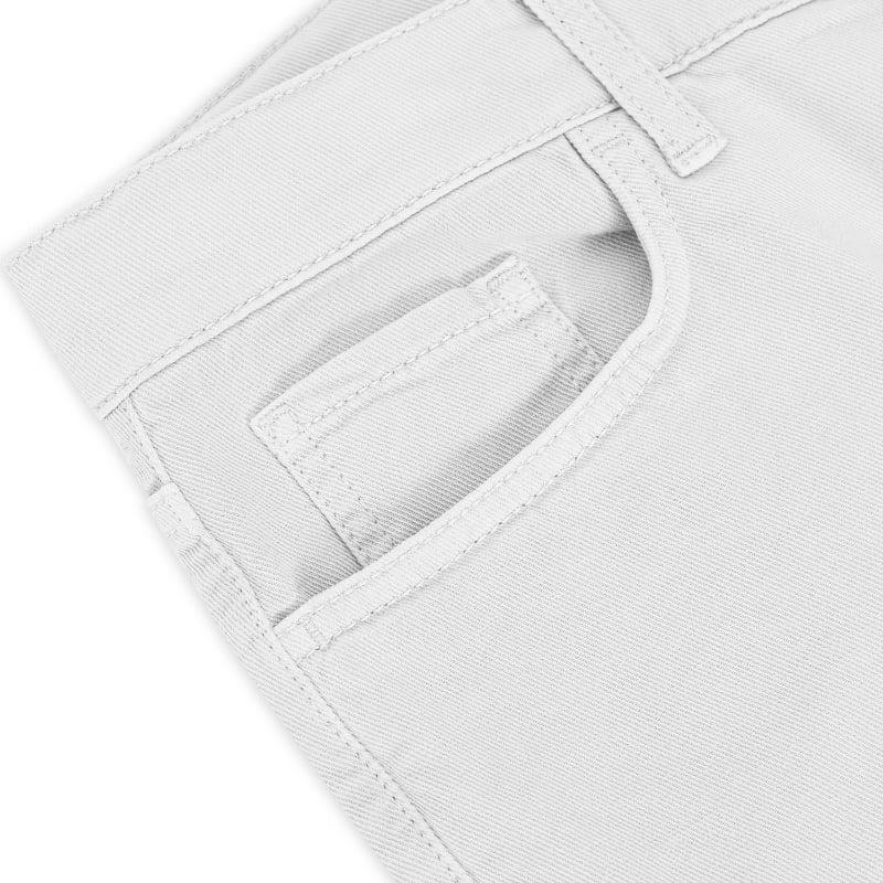 Bluemint HUDSON WHITE Cotton Blend 5 Pockets Trousers