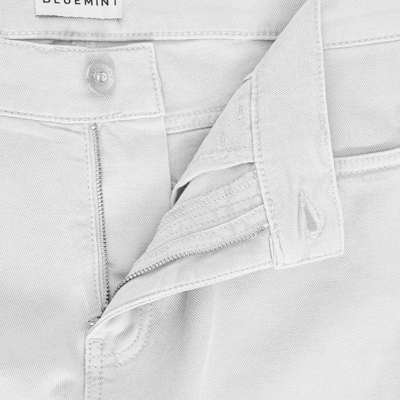 Bluemint HUDSON WHITE Cotton Blend 5 Pockets Trousers