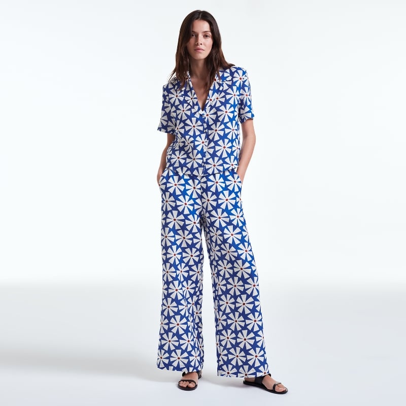 Bluemint ISLA DAZZLING DAISY Camp-Collar Linen Shirt