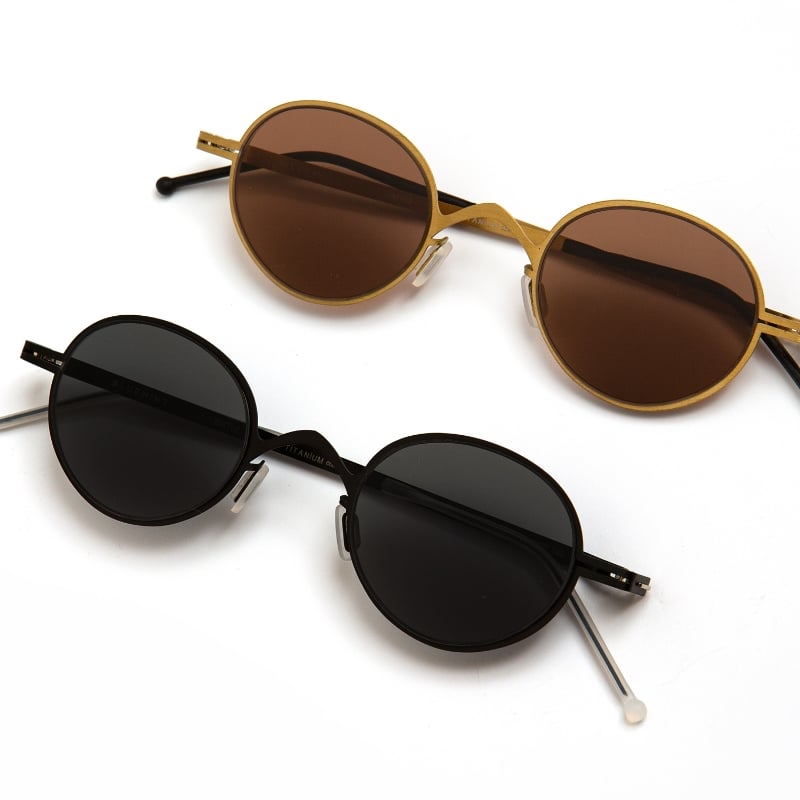 Bluemint IVES BLACK SHADE Lightweight Metal Sunglasses