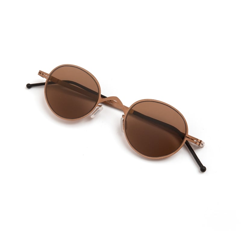 Bluemint IVES BROWN SHADE Lightweight Metal Sunglasses