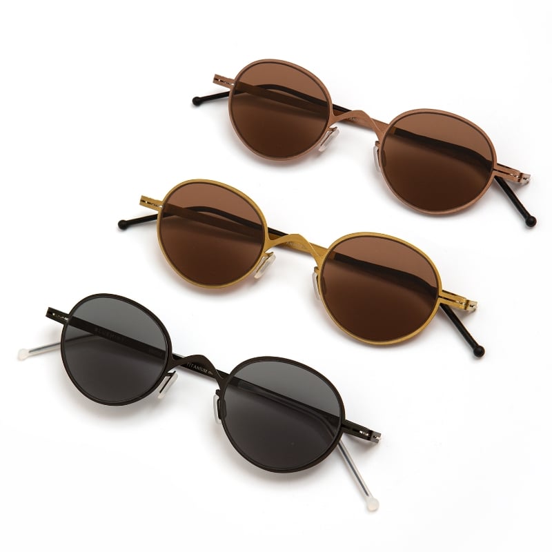 Bluemint IVES BROWN SHADE Lightweight Metal Sunglasses