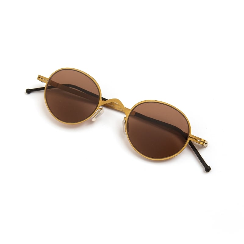 Bluemint IVES GOLD SHADE Lightweight Metal Sunglasses