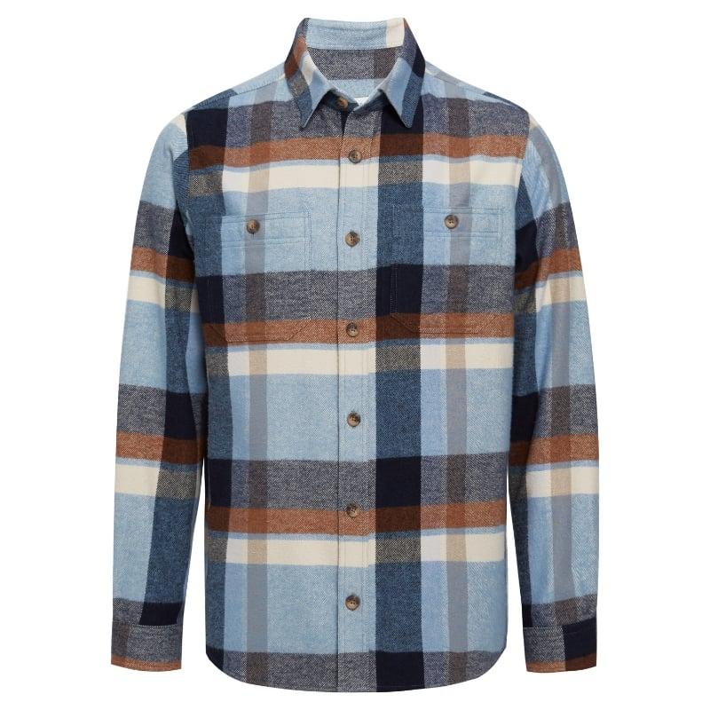 bluemint JAMES AQUAMARINE CHECKED Organic Cotton Checked Overshirt