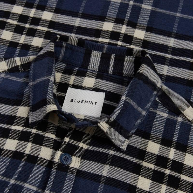 Bluemint JAMES MOONLIGHT CHECKED Organic Cotton Checked Overshirt