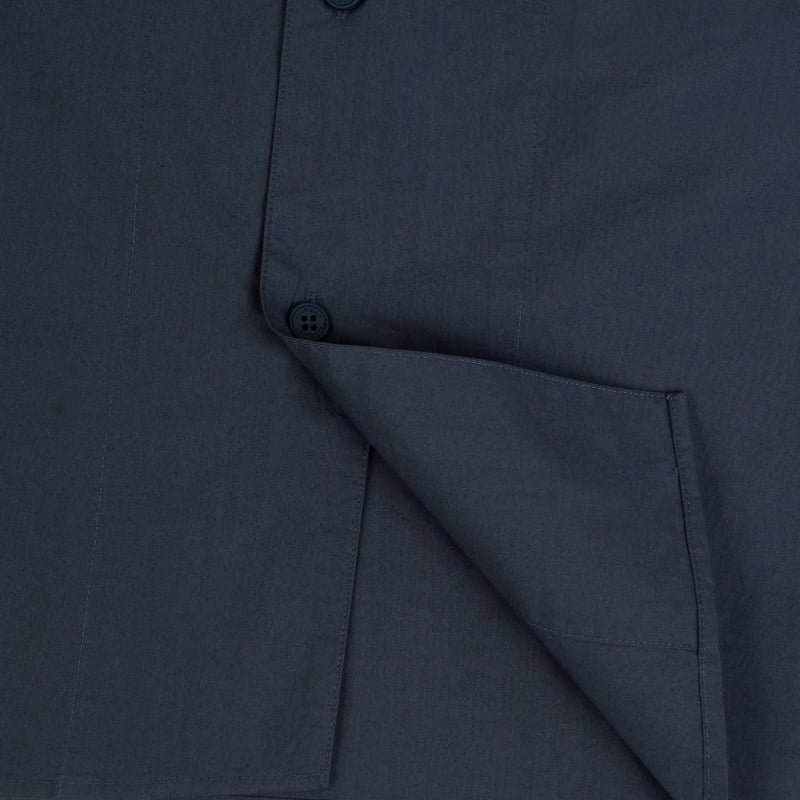 Bluemint JOSEPH MIDNIGHT Short-Sleeve Cotton Shirt With Chest Pockets