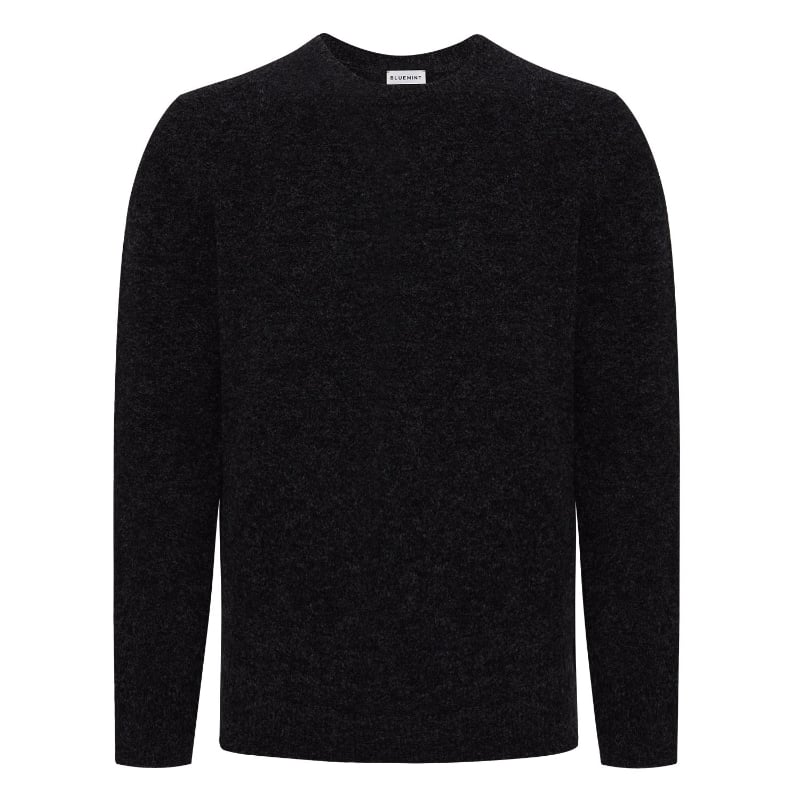 bluemint KEN ANTHRACITE MELANGE Brushed Crew Neck Sweater