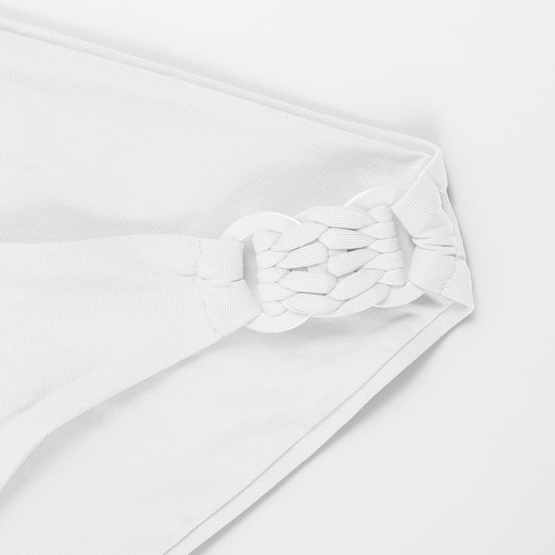 Bluemint LEA WHITE Braided Fully-Lined Bikini Briefs