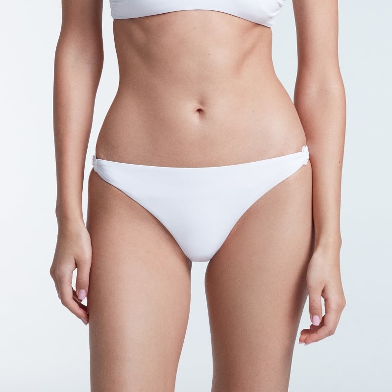bluemint LEA WHITE Braided Fully-Lined Bikini Briefs
