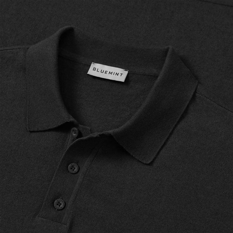 Bluemint LEWIS SHORT SLEEVE BLACK Short-Sleeve Polo Shirt