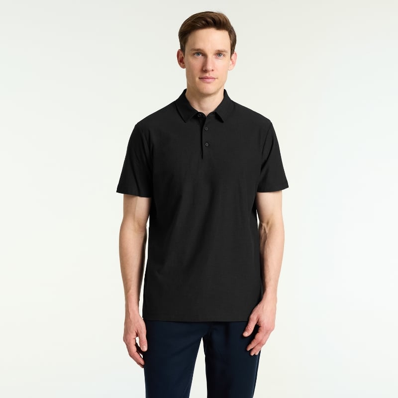 Bluemint LEWIS SHORT SLEEVE BLACK Short-Sleeve Polo Shirt
