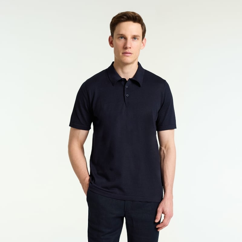 Bluemint LEWIS SHORT SLEEVE DARK NAVY Short-Sleeve Polo Shirt