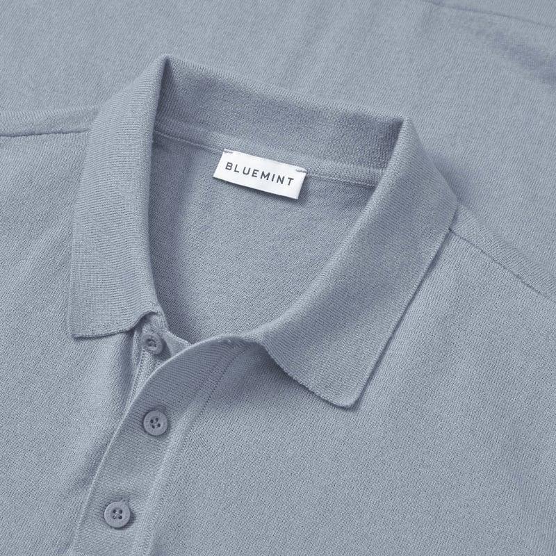 Bluemint LEWIS SHORT SLEEVE SKY BLUE Short-Sleeve Polo Shirt