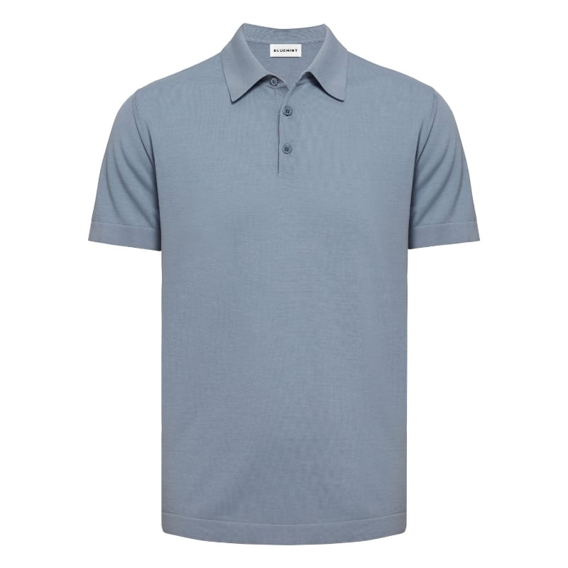 bluemint LEWIS SHORT SLEEVE SKY BLUE Short-Sleeve Polo Shirt