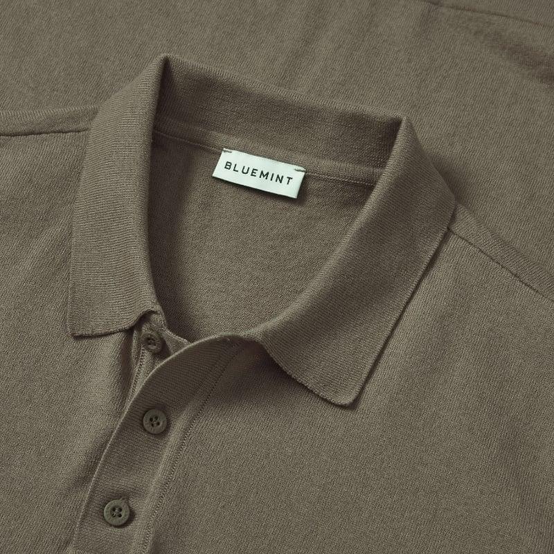 Bluemint LEWIS SHORT SLEEVE STONE Short-Sleeve Polo Shirt