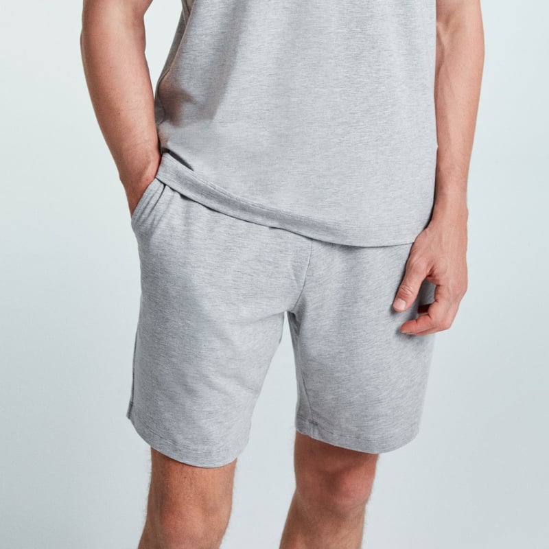 Bluemint LLOYD GREY MELANGE Soft Cotton-Blend Shorts