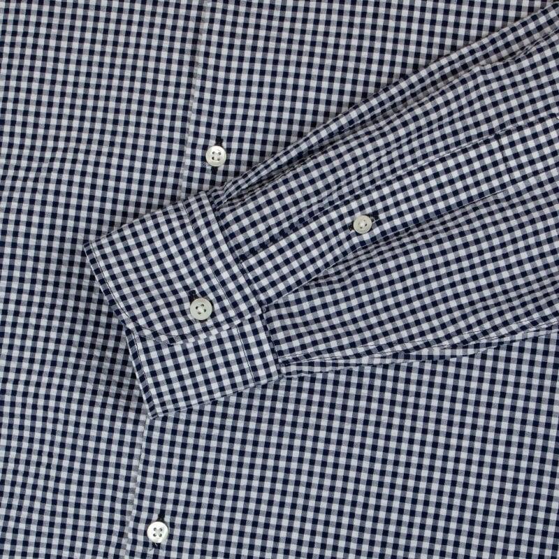 Bluemint LUCA CRINCKLED BLUE CHECKED Crinkled Cotton Shirt