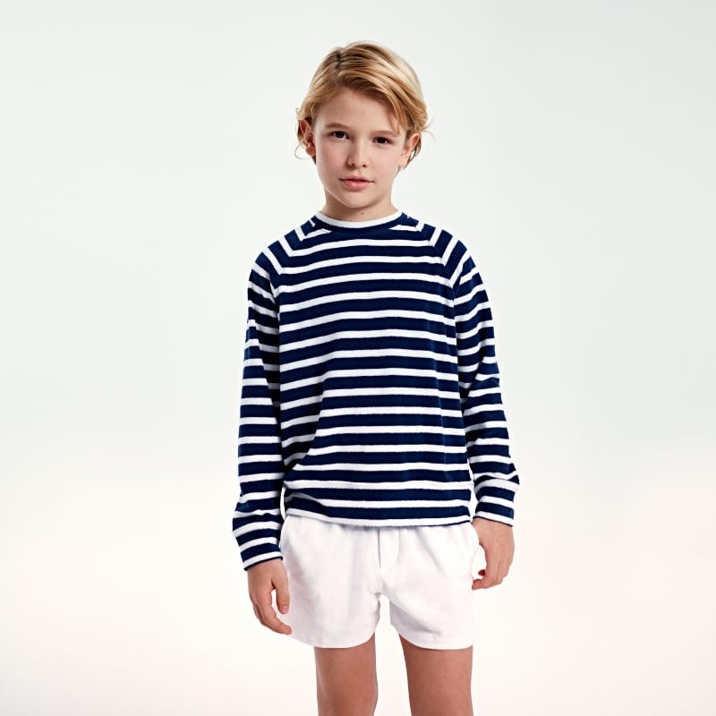 Bluemint LUCAS KIDS STRIPEY Kids Towelling Sweatshirt