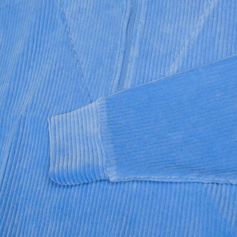 Bluemint LYA FRENCH BLUE Corduroy Jersey Half-Zip Sweatshirt