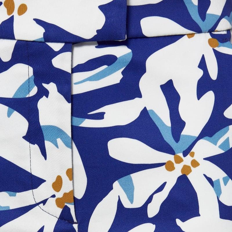 Bluemint LYNN BLUE PLUMERIA Printed Flared Trousers