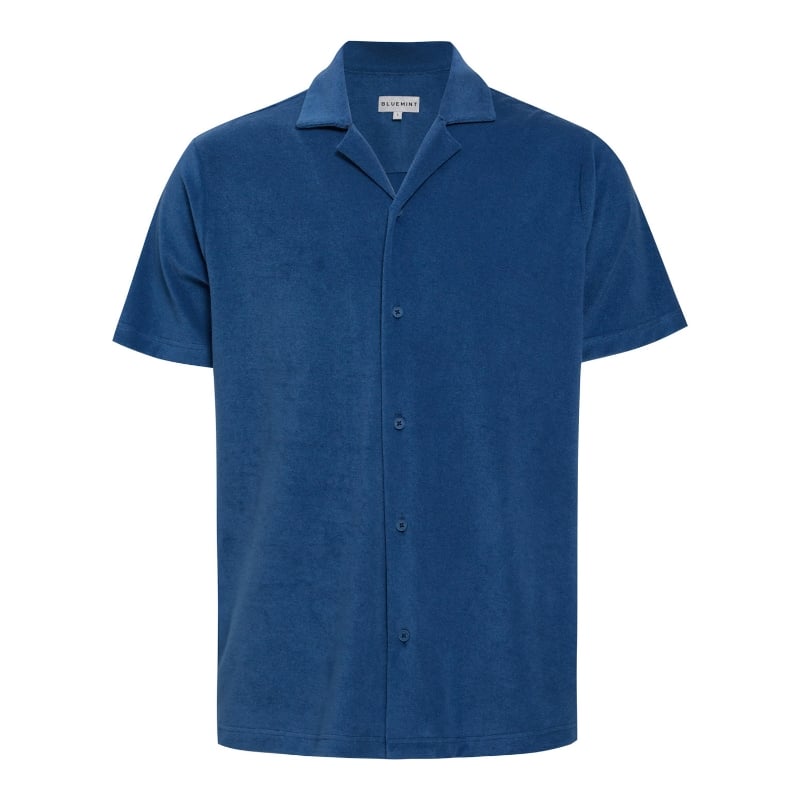 bluemint MARS TOWELLING STEEL Towelling Camp-Collar Shirt