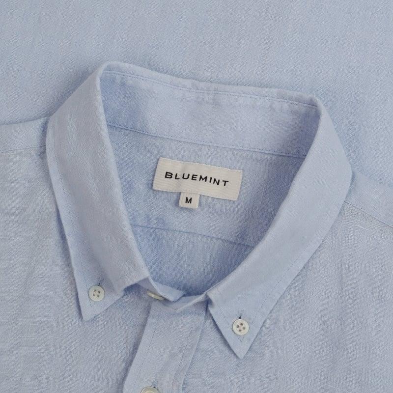 Bluemint MARTIN LIGHT SKY Classic Linen Long Sleeve Shirt