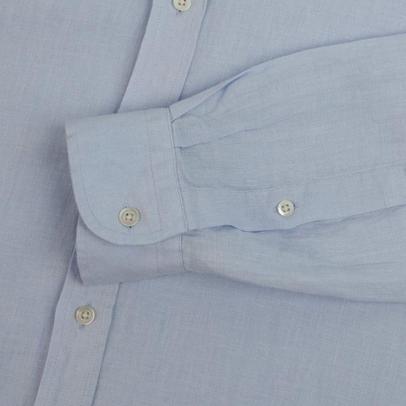 Bluemint MARTIN LIGHT SKY Classic Linen Long Sleeve Shirt