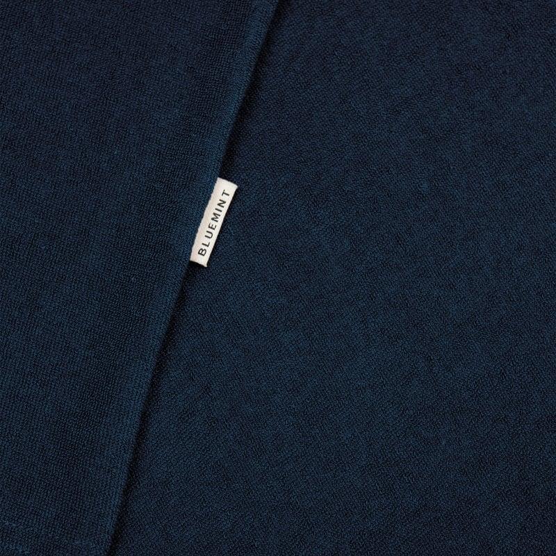 Bluemint MARVIN DARK NAVY Crew Neck Towelling T-Shirt