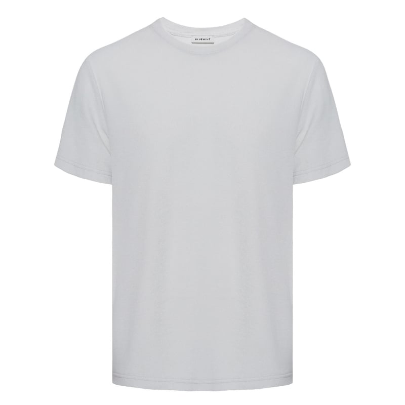 bluemint MARVIN GLACIER GREY Crew Neck Towelling T-Shirt