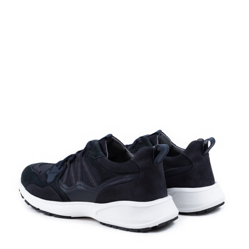 Bluemint MATT DARK NAVY Premium Leather & Water-Repellent Sneakers