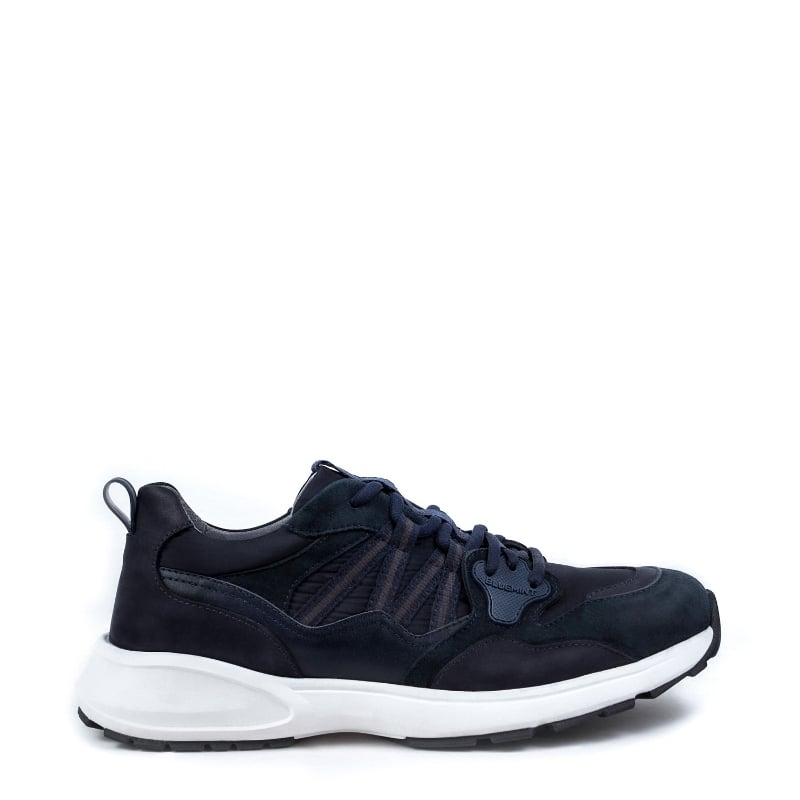 bluemint MATT DARK NAVY Premium Leather & Water-Repellent Sneakers