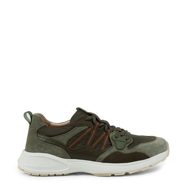 bluemint MATT KHAKI Premium Leather & Water-Repellent Sneakers