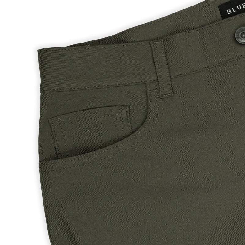 Bluemint NEO IN ALL DAY TECH REGULAR OLIVE Regular Fit 5 Pocket Tech Pants