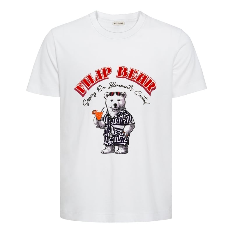 bluemint NOLAN PRINTED FILIP MAZE Printed Premium Interlock T-Shirt