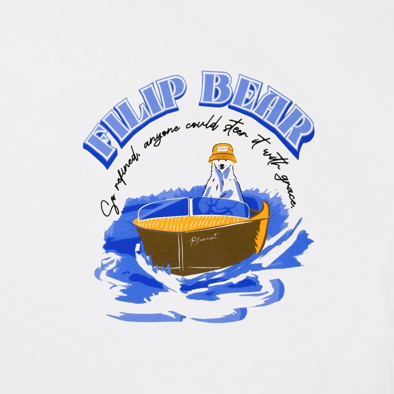 Bluemint NOLAN PRINTED FILIP SAILING Printed Premium Interlock T-Shirt