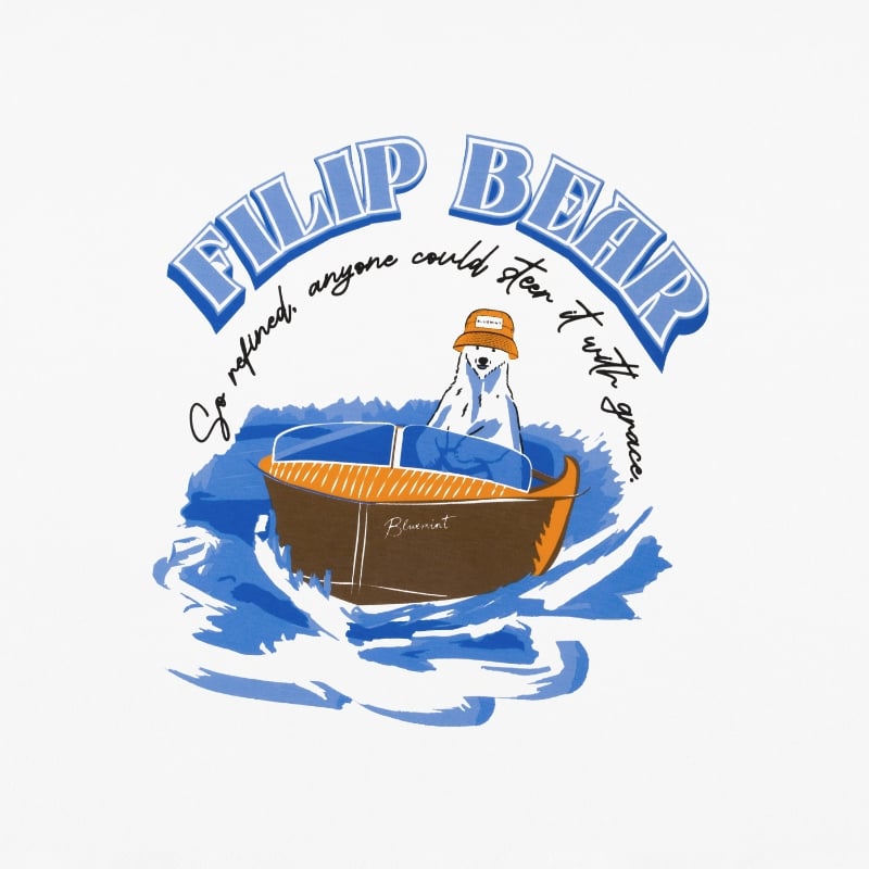 Bluemint NOLAN PRINTED KIDS FILIP SAILING Printed Premium Interlock T-Shirt