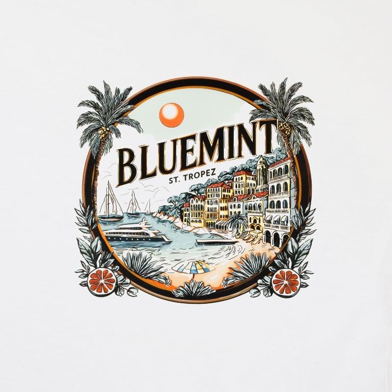 Bluemint NOLAN PRINTED ST TROPEZ Printed Premium Interlock T-Shirt