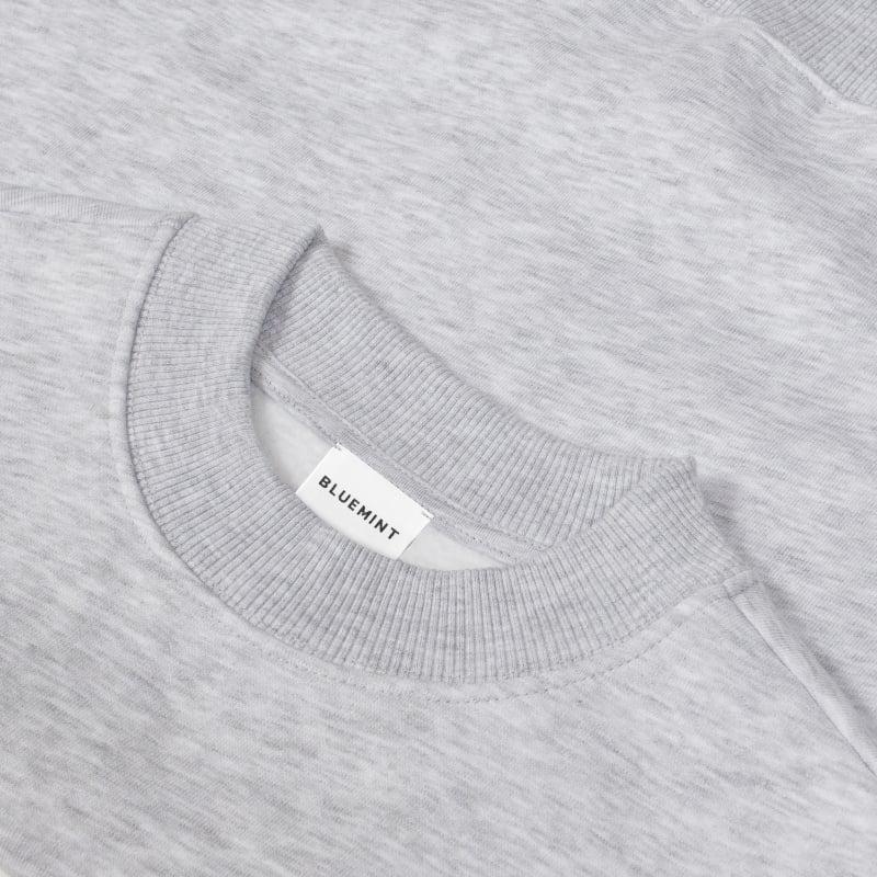 Bluemint ODILE GREY MELANGE Cotton Blend Sweatshirt