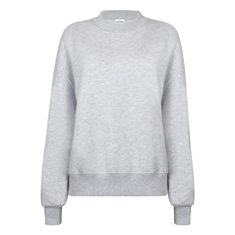 bluemint ODILE GREY MELANGE Cotton Blend Sweatshirt