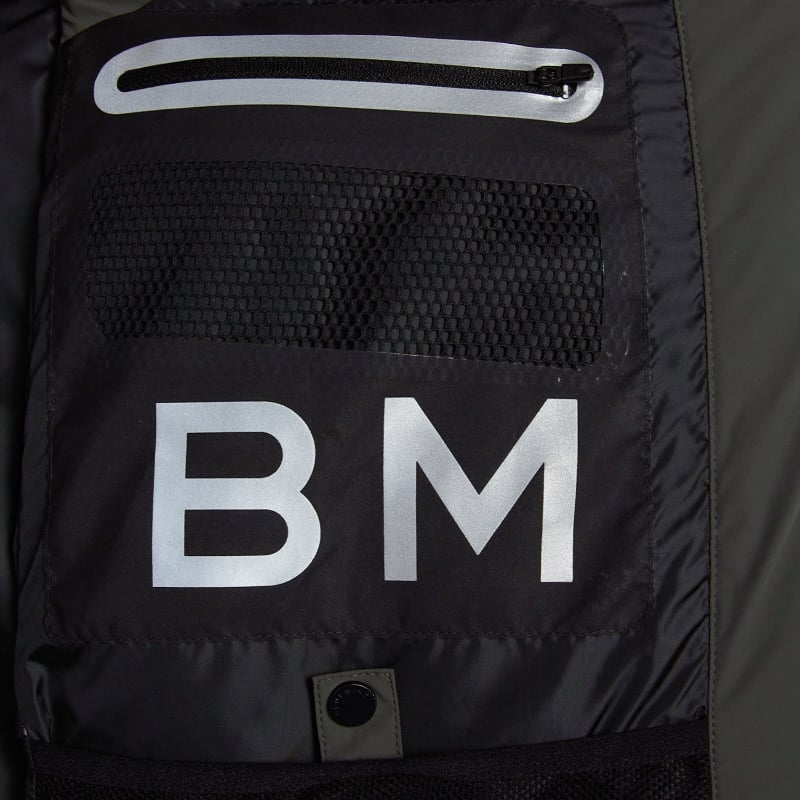 Bluemint ODIN DARK FOREST Quilted Shell Hooded Gilet