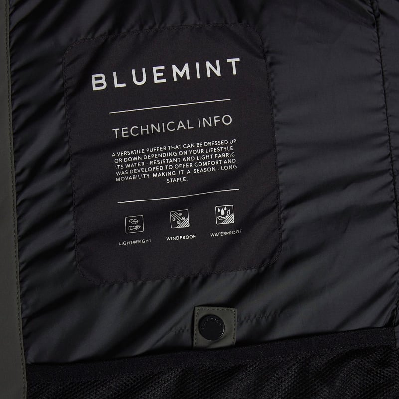 Bluemint ODIN DARK FOREST Quilted Shell Hooded Gilet