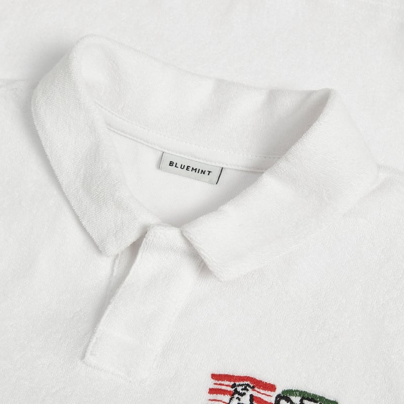 Bluemint OLLIE EMBROIDERED SUN BATH Towelling Polo Shirt