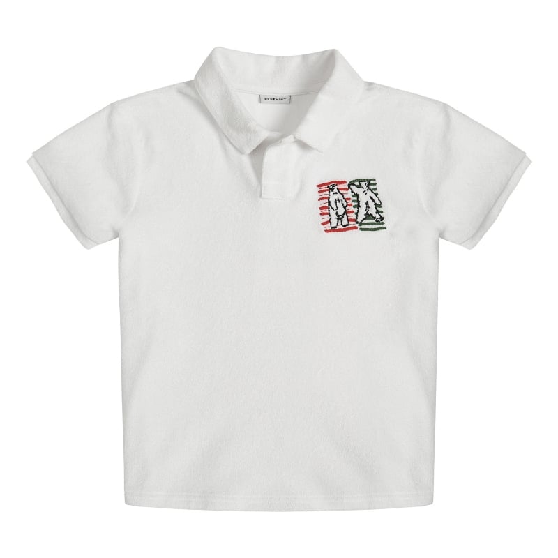 bluemint OLLIE EMBROIDERED SUN BATH Towelling Polo Shirt