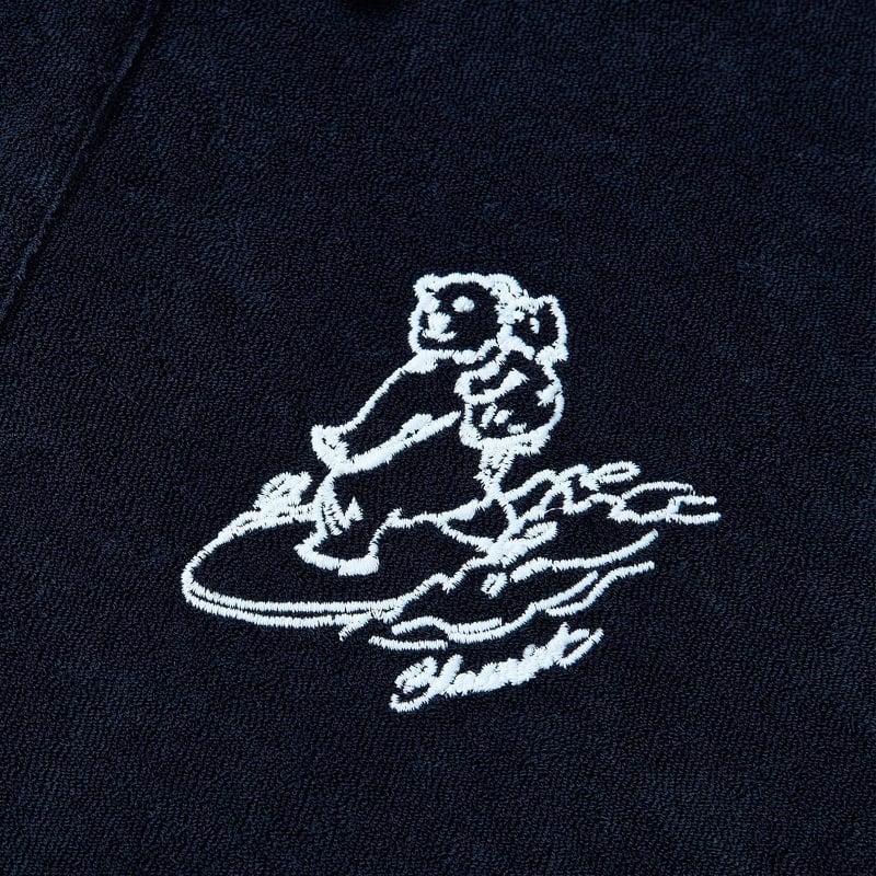 Bluemint OLLIE EMBROIDERED SURF BEAR Towelling Polo Shirt