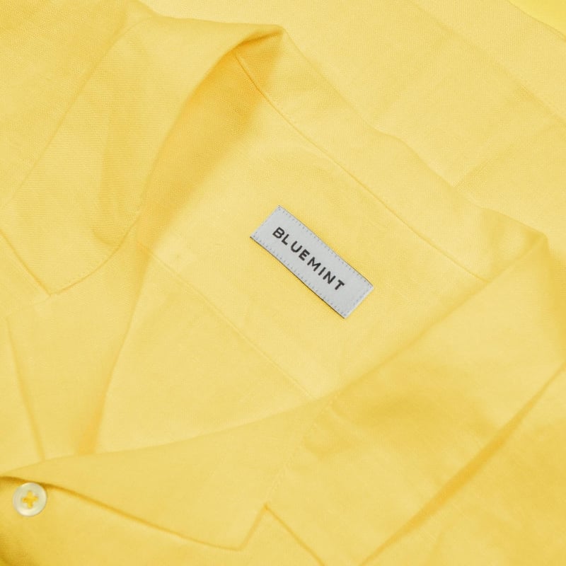 Bluemint PETER BLONDE Kids Short-Sleeved Camp-Collar Linen Shirt