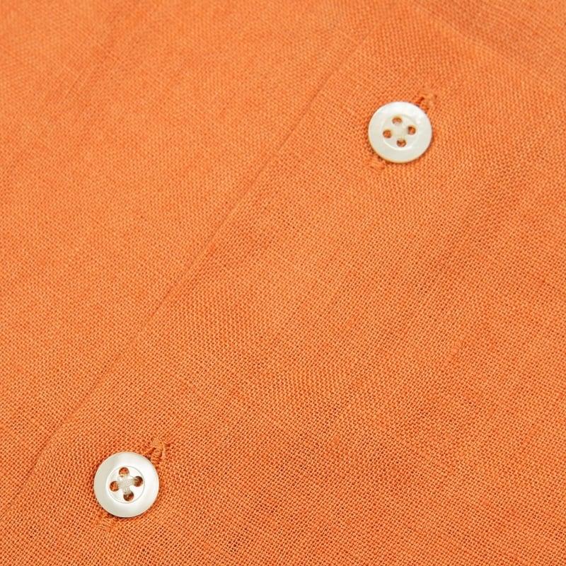 Bluemint PETER PEACH Kids Short-Sleeved Camp-Collar Linen Shirt