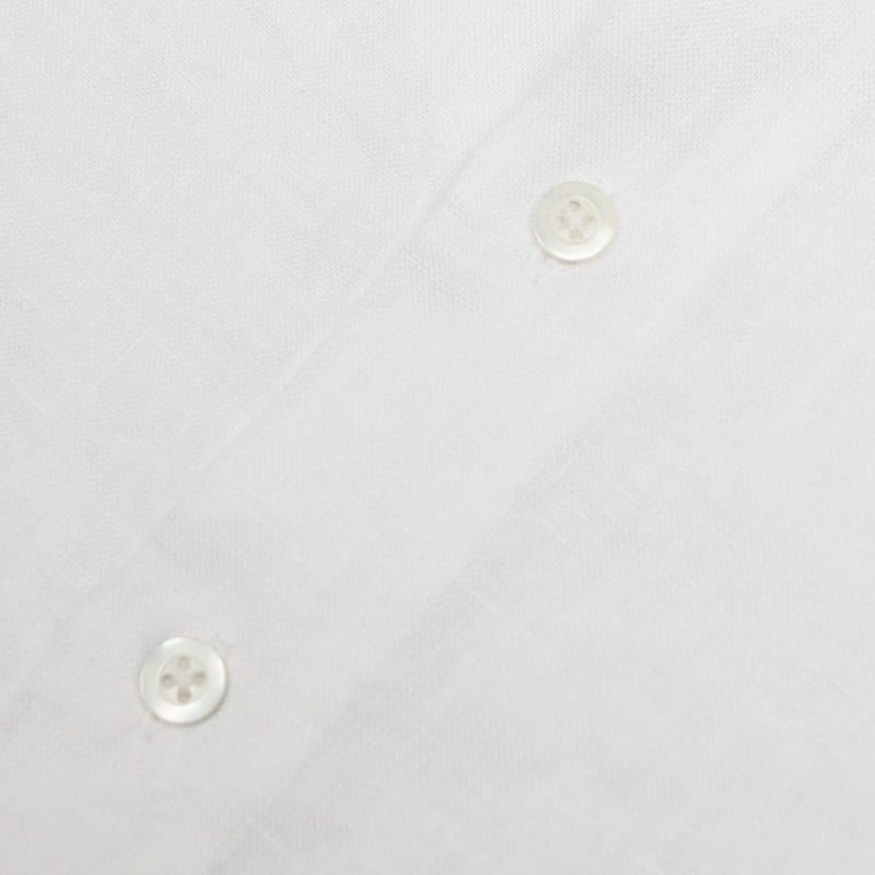 Bluemint PETER WHITE Kids Short-Sleeved Camp-Collar Linen Shirt