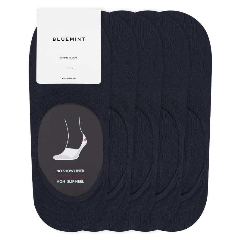 bluemint PI 5 PACK DARK NAVY Five Pack No Show Socks