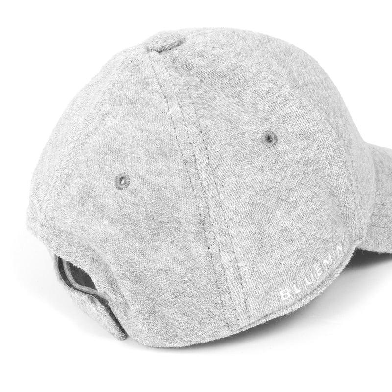Bluemint REX BOY GREY MELANGE Towelling Logo Embroidered Boys Cap
