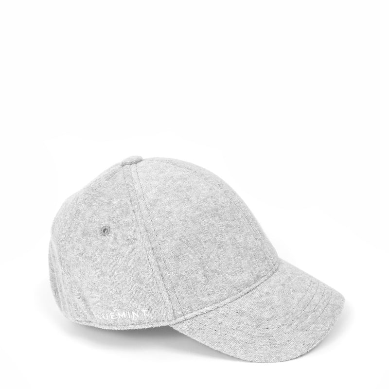 bluemint REX BOY GREY MELANGE Towelling Logo Embroidered Boys Cap